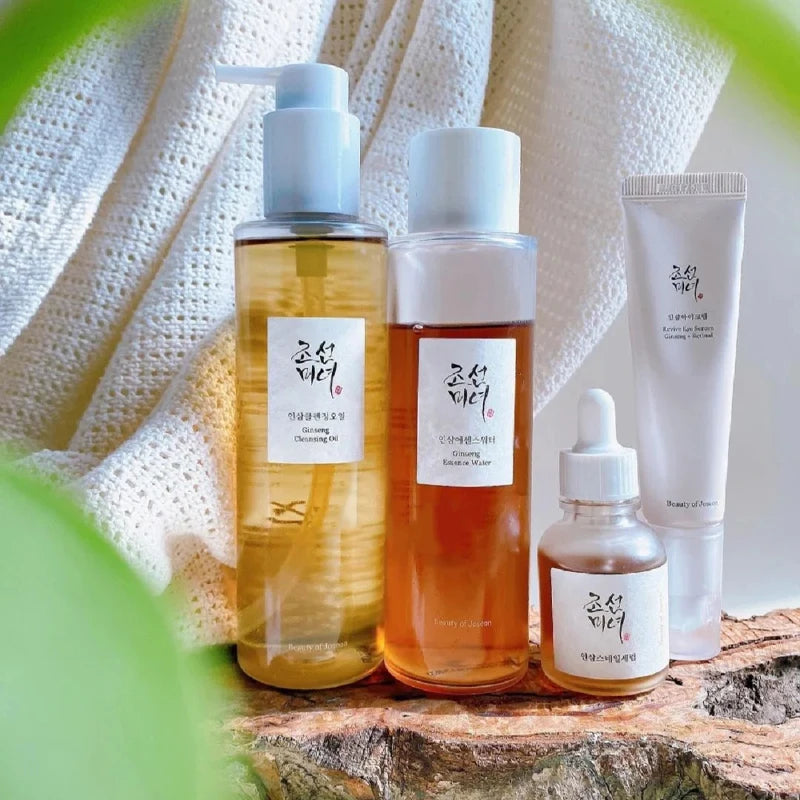 Rutina Skincare Beauty of Joseon – Limpiador, Tóner, Esencia y Protector SPF50+