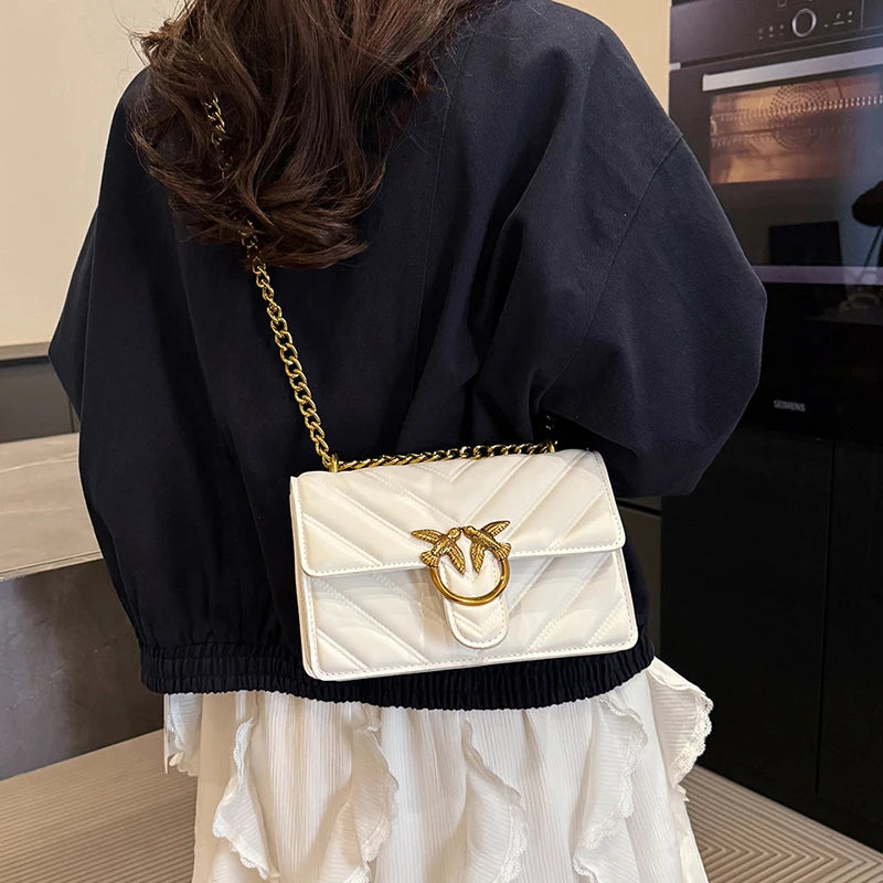 Bolsa Crossbody de Lona Moderna – Bandolera Casual con Correa Ajustable