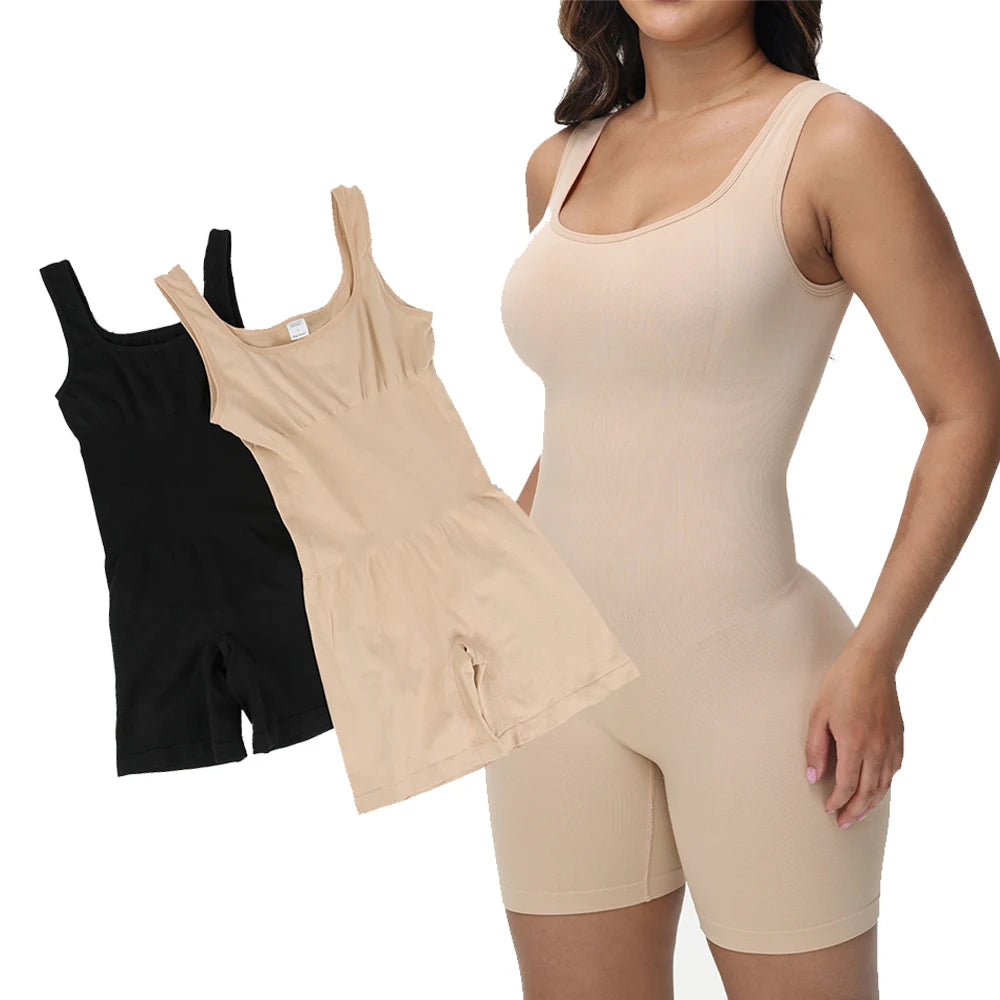 Full Body Shapewear Bodysuit for Women Compression Waist Trainer Body Shaper Bodysuit Fajas Underwear Slim Corset Bodysuits