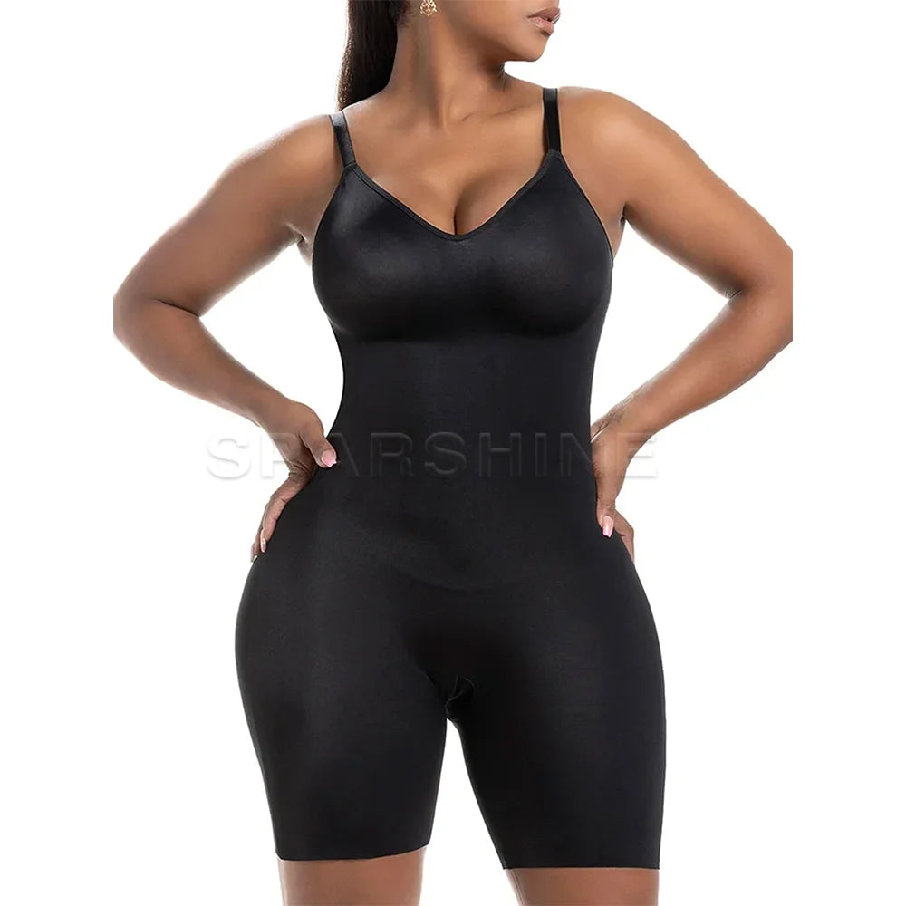 Faja Colombiana Mid Thigh con Bra Integrado – Control Abdominal para Uso Diario