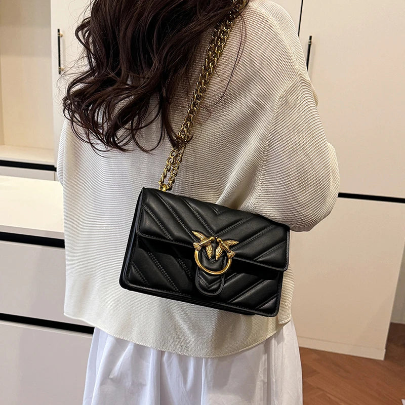 Bolsa Crossbody de Lona Moderna – Bandolera Casual con Correa Ajustable