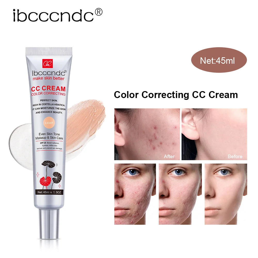 CC Cream Coreana con Centella Asiática 45ml – Cobertura Natural y Luminosa