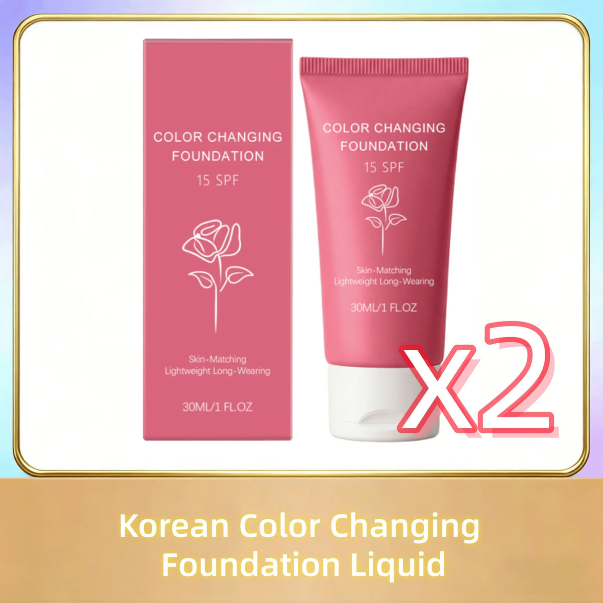 Base Coreana Mágica – Ajuste Automático de Tono de Piel 30g