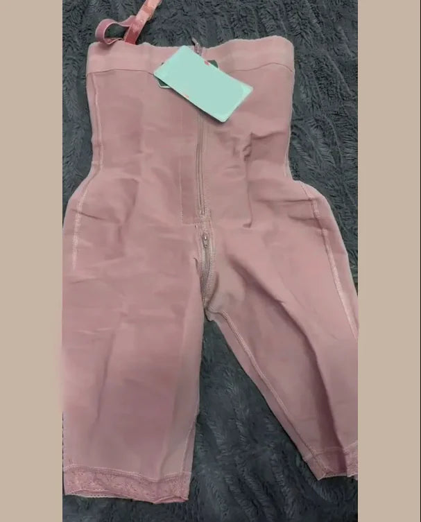 Fajas Colombianas Open Bust Bodysuits with Zipper Mid Length Body Shaper BBL Post Op Surgery Supplies Slimming Waist Trainer