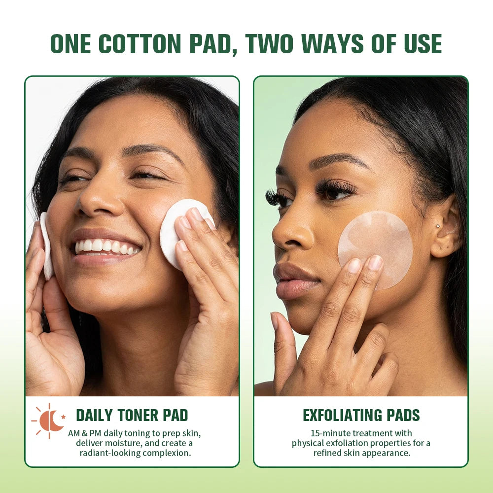 Pads Tonificantes con Mucina de Caracol – 100 unidades