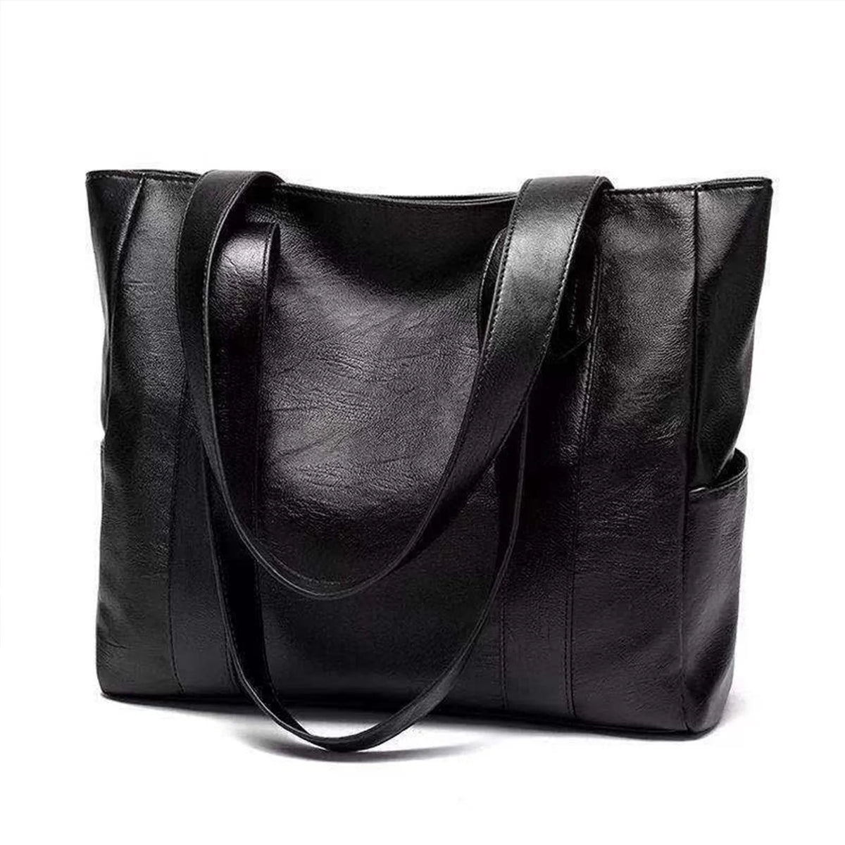 Bolsa Tote de Hombro Gran Capacidad – Cuero Suave para Mujer