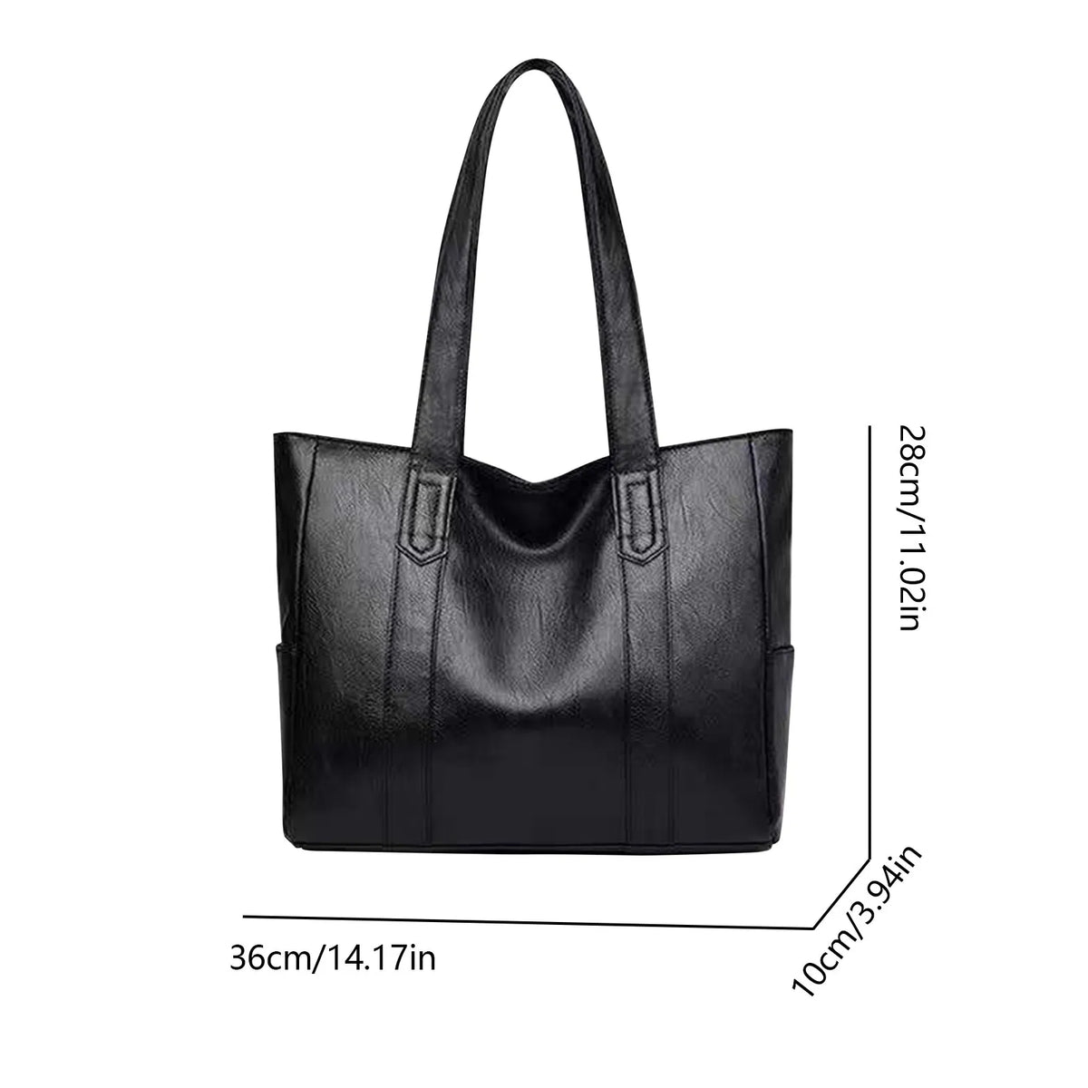 Bolsa Tote de Hombro Gran Capacidad – Cuero Suave para Mujer