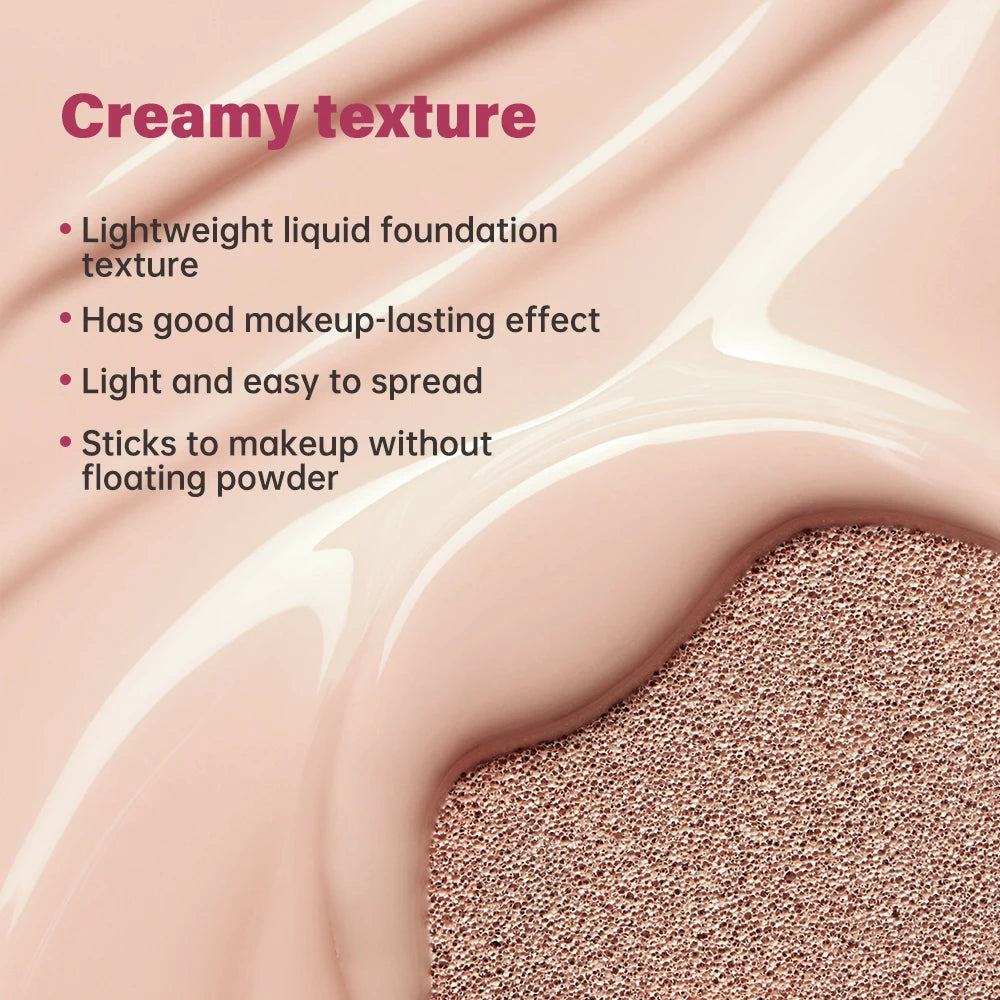 Korean Makeup Clear Soft Cushion Foundation Fit Full Coverage Waterproof Long-lasting Concealer Long-lasting Makeup
