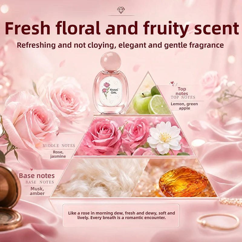Eau de Toilette Rosa Fresca – Fragancia Floral Romántica para Mujer 30ml