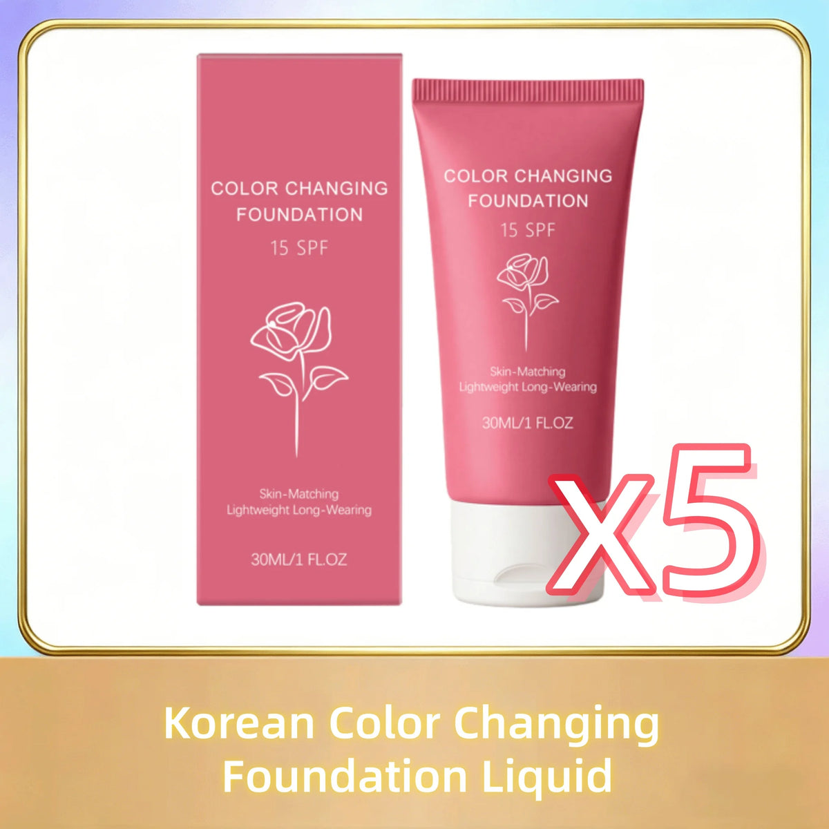 Base Coreana Mágica – Ajuste Automático de Tono de Piel 30g