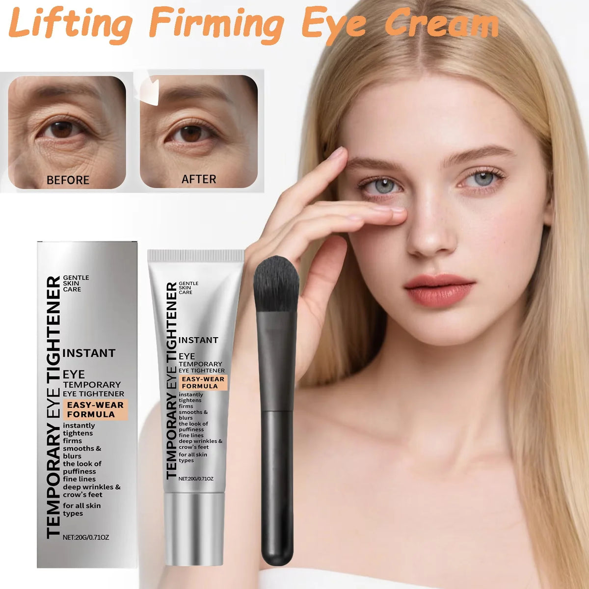 Crema Contorno de Ojos Reafirmante con Retinol y Colágeno