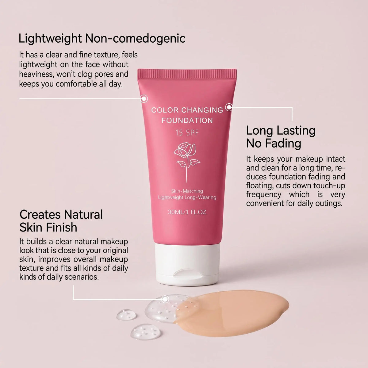 Base Coreana Mágica – Ajuste Automático de Tono de Piel 30g