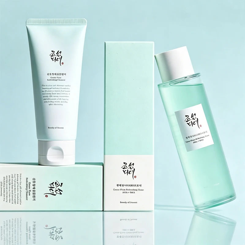 Rutina Skincare Beauty of Joseon – Limpiador, Tóner, Esencia y Protector SPF50+