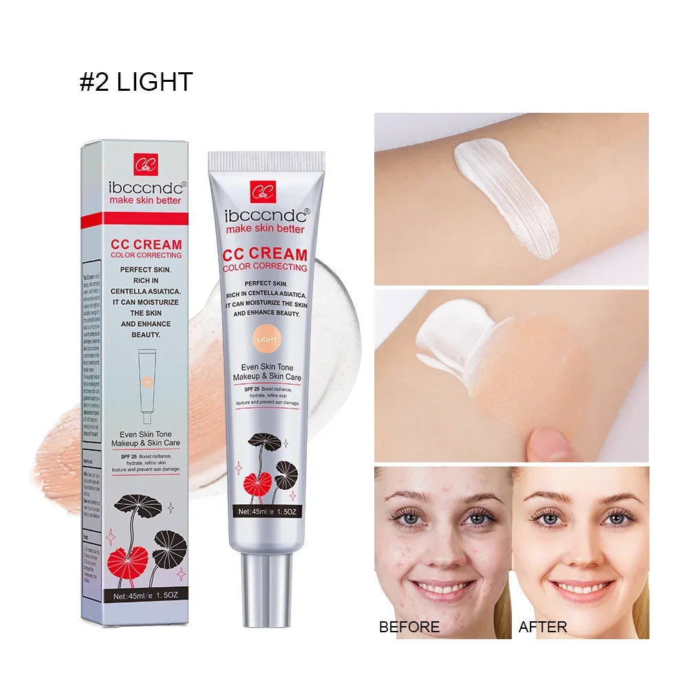 CC Cream Coreana con Centella Asiática 45ml – Cobertura Natural y Luminosa